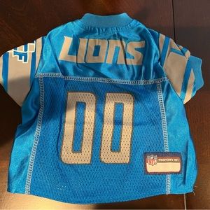 NFL DETROIT LIONS Dog Jersey Small Never Worn